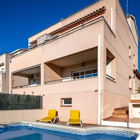 At130 Casa Con Piscina Privada, Aire Acondicionado Y Garaje Creixell